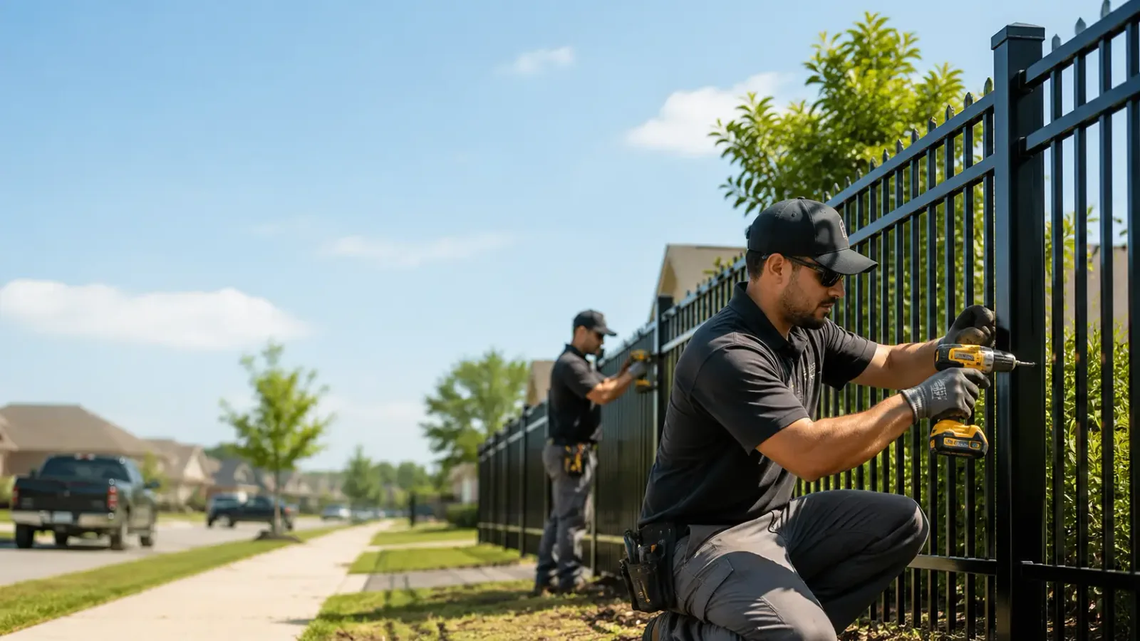 Metal Fence Installation in Waterproof, LA